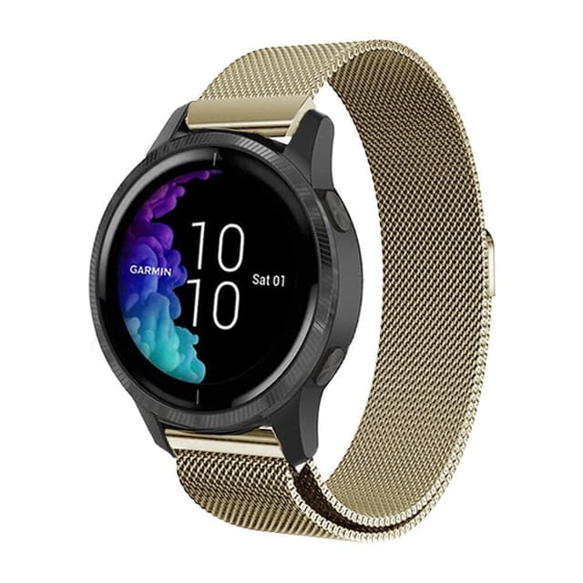 SKALO Milanese Loop till Garmin Venu 2 - Retroguld