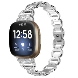 Urbånd Sølv Fitbit Versa 3/4/Sense