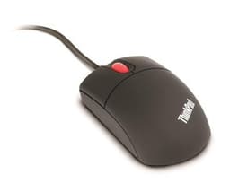 Lenovo ThinkPad Travel Mouse, Optisk, USB Type-A+PS/2, 800 DPI, Svart