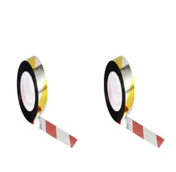 Reflekterende Fugleforskrækkelsestape 50 mx 2,4 cm 2 Rulle Gul