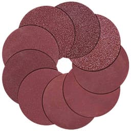 Slippapper 320 Grits 100-Pack Röd 75 mm
