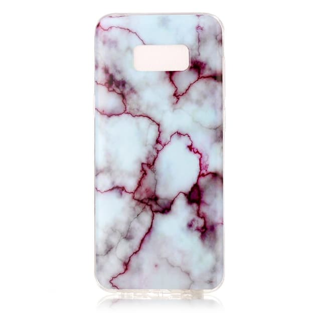 Samsung Galaxy S8 Plus TPU Marmor - Lila