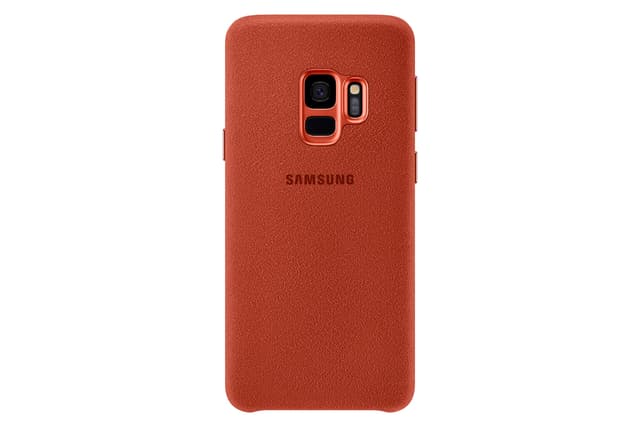 Samsung Galaxy S9 Alcantara Cover - Röd