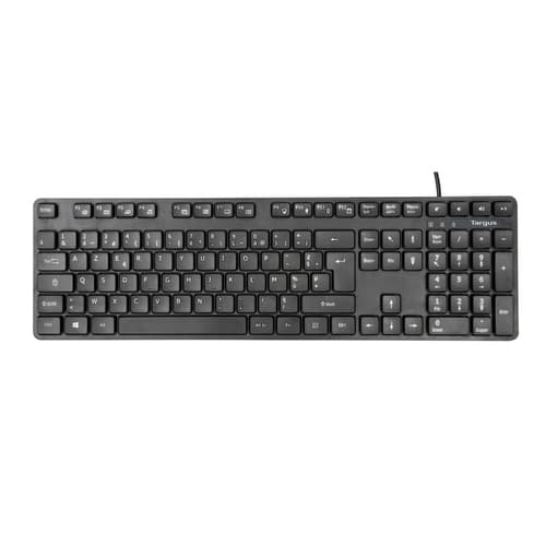 Targus AKB30FR, Full-size (100%), USB, AZERTY, Sort
