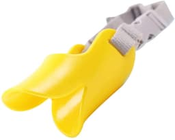 Koiran kuono-osa koiralle, jolla on pitkä nenä Keltainen/harmaa koko M