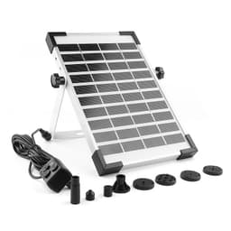 Vannfontene Soldriven 5 w 9-delt Svart
