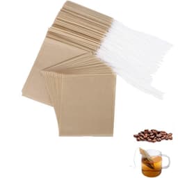 Kaffefilterposer for engangsbruk brun 100-pakning