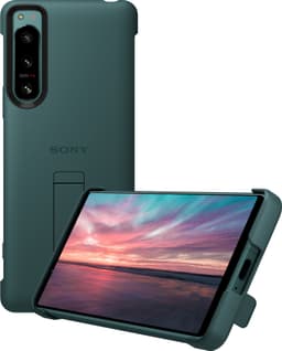 Sony Xperia 5 IV Style Cover med stander (grøn)