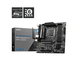 MSI PRO B660M-A WIFI DDR4 emolevy Intel B660 LGA 1700 mikro ATX