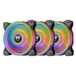 Thermaltake Riing Quad 12 RGB Computerkabinet Ventilator 12 cm Sort