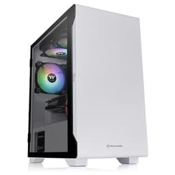 Thermaltake S100 Tempered Glass Snow Edition Micro Tower Valkoinen