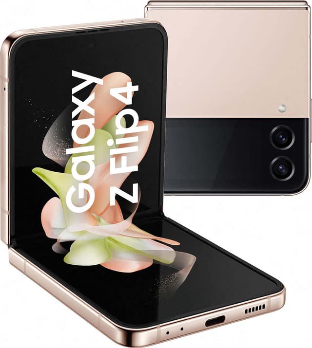 Samsung Galaxy Z Flip4 smarttelefon 8/256GB (Pink Gold) - Elkjøp