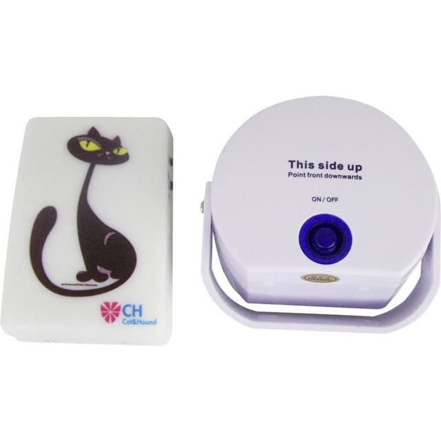 Husdjursdörrklocka Cat & Hound Cat doorbell Vit 1 st