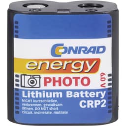 Conrad energy CRP2 CR-P 2 Fotobatteri Lithium 1400 mAh