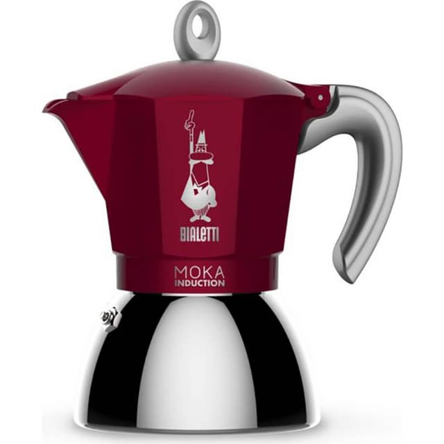 Espressomaskin Bialetti New Moka Induction 4 Cup Röd