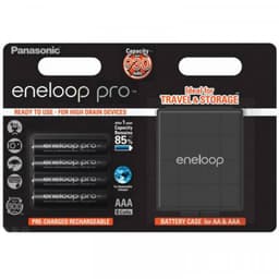 Genopladeligt AAA-batteri NiMH 4 stk 900 mAh Panasonic eneloop Pro HR03 Box