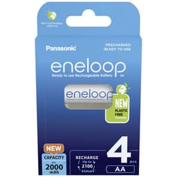 Panasonic eneloop HR06 Laddbart batteri AA (R6) NiMH