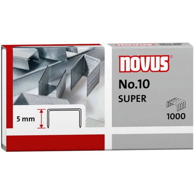 NOVUS häftklamrar No. 10