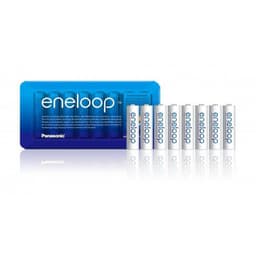 Genopladeligt AA-batteri NiMH 8 stk Panasonic eneloop HR06 Storage 1900 mAh