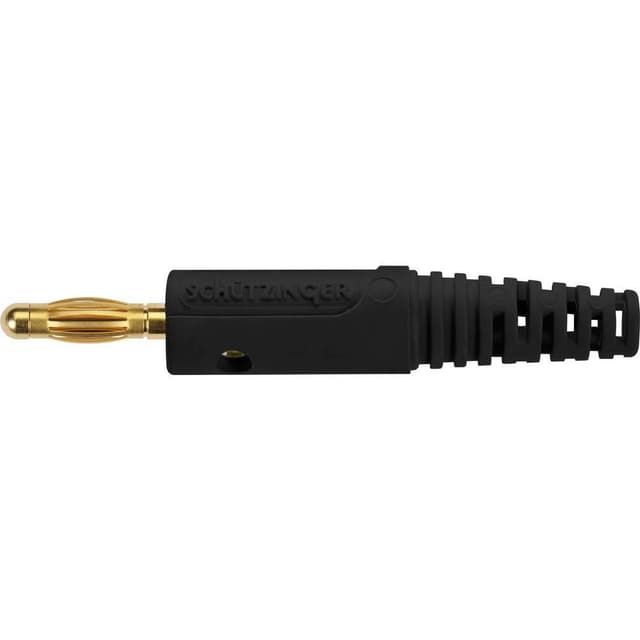 Schützinger DI FK 8 L Au / SW Fjäderkorgskontakt Svart