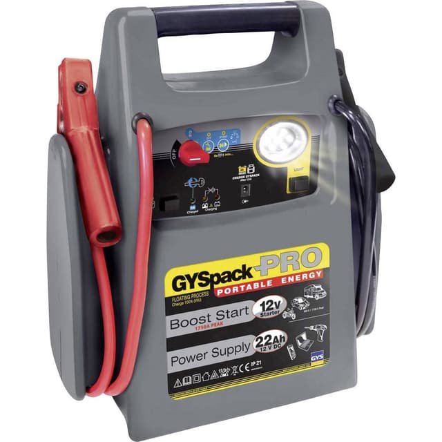 GYS Hurtigstartsystem PACK PRO 026155 Startstrøm (12 V): 600 A