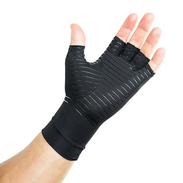 Kompressionshandskar L - Svart