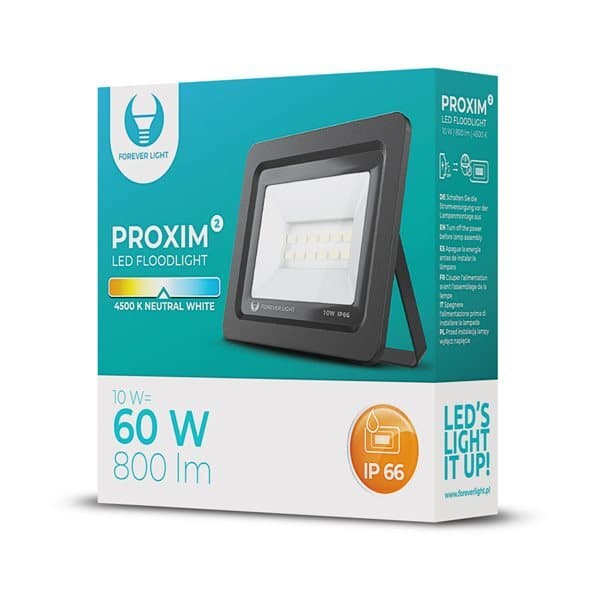 Forever LED Lampe IP66 10W 4500K
