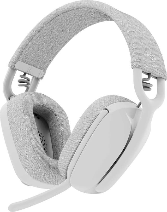 Logitech Zone Vibe 100 trådløst headset (hvit)