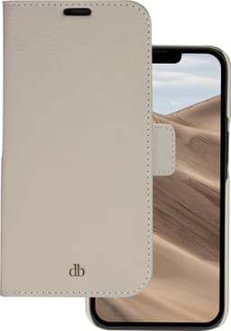 dbramante1928 New York iPhone 14 pungetui (beige)