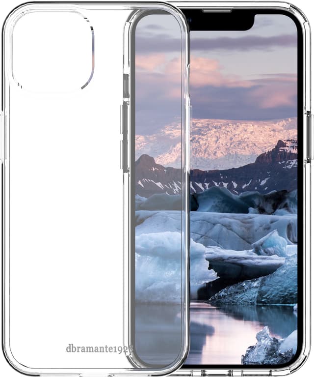 dbramante1928 Iceland Pro iPhone 14 fodral (genomskinligt)