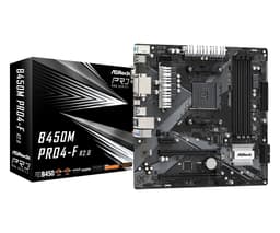 Asrock B450M Pro4-F R2.0 AMD B450 Stik AM4 micro ATX