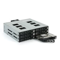 Fantec MR-SA1262-12G 13,3 cm (5.25") Liitinpaneeli Musta