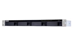 QNAP TS-431XeU NAS Teline ( 1U ) Ethernet LAN Musta, Ruostumaton teräs Alpine AL-314
