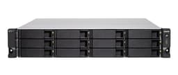 QNAP TS-h1277XU-RP NAS Rack (2U) Nätverksansluten (Ethernet) Svart, Grå 3700X