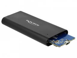 DeLOCK 42614 Hölje för lagringsenheter SSD-inkapsling Svart