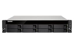 QNAP TS-873U-RP NAS Rack (2U) Nätverksansluten (Ethernet) Svart RX-421ND