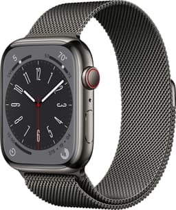 Apple Watch Series 8 45mm Cellular (graphite stainless steel/graphite milanese loop)