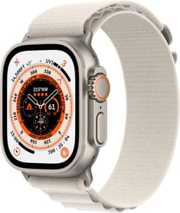 Apple Watch Ultra 49mm GPS+CEL Titanium S (tähtivalkea / Alpine)