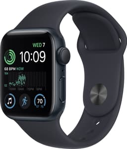 Apple Watch SE 2nd Gen 40 mm GPS (Midnatt Alu/Midnatt sportsreim)