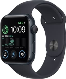 Apple Watch SE 2nd Gen 44 mm GPS (keskiyöns. alu./keskiyöns. Sport)