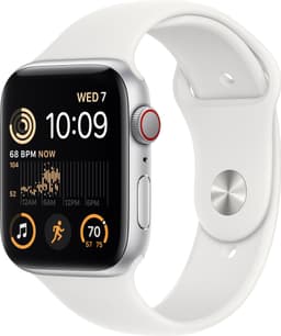 Apple Watch SE 2nd Gen 44 mm LTE (Silver Alu/White sport band)