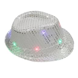 Glittrande hatt  - Silver
