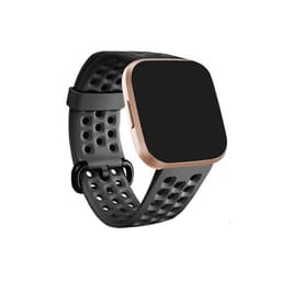 Rei'itetty silikoniranneke FITBIT Versa 2, musta