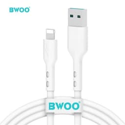 BWOO Usbkabel / Laddsladd till iPhone - 3A Vit