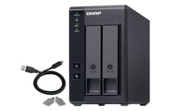 QNAP TR-002 harddiskkabinett HDD/SSD-kabinett Sort 2.5/3.5"