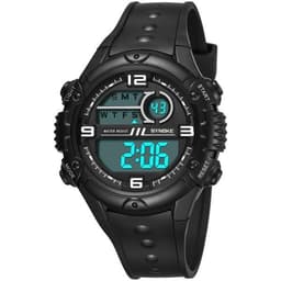 Sporty digital klokke - Sort