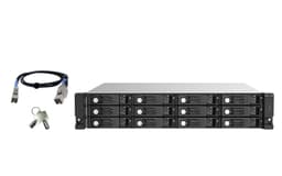QNAP TL-R1220Sep-RP HDD/SSD kabinet Sort, Grå 2.5/3.5"