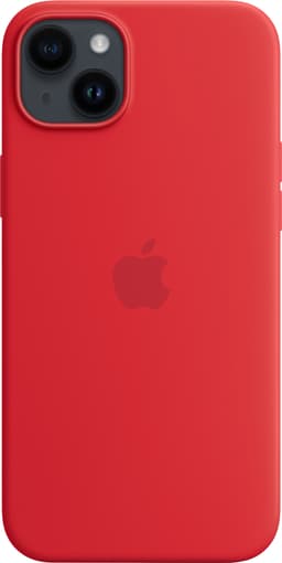 iPhone 14 Plus silikondeksel (rød)