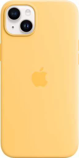 iPhone 14 Plus silikondeksel (solglød)