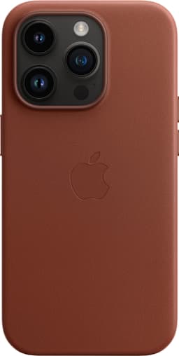 iPhone 14 Pro läderskal (umber)